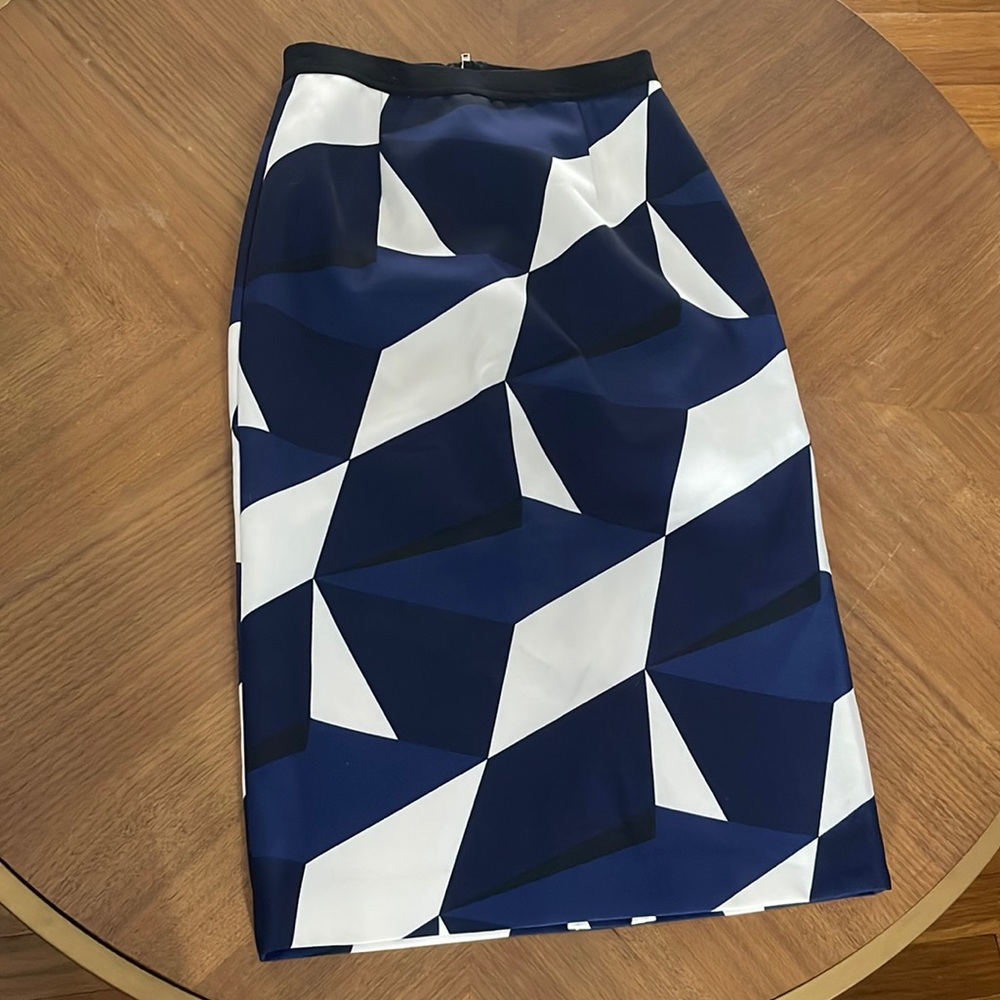 Geometric, shape, pencil skirt